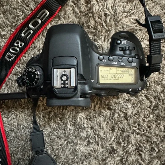 Canon 80D Camera with lens